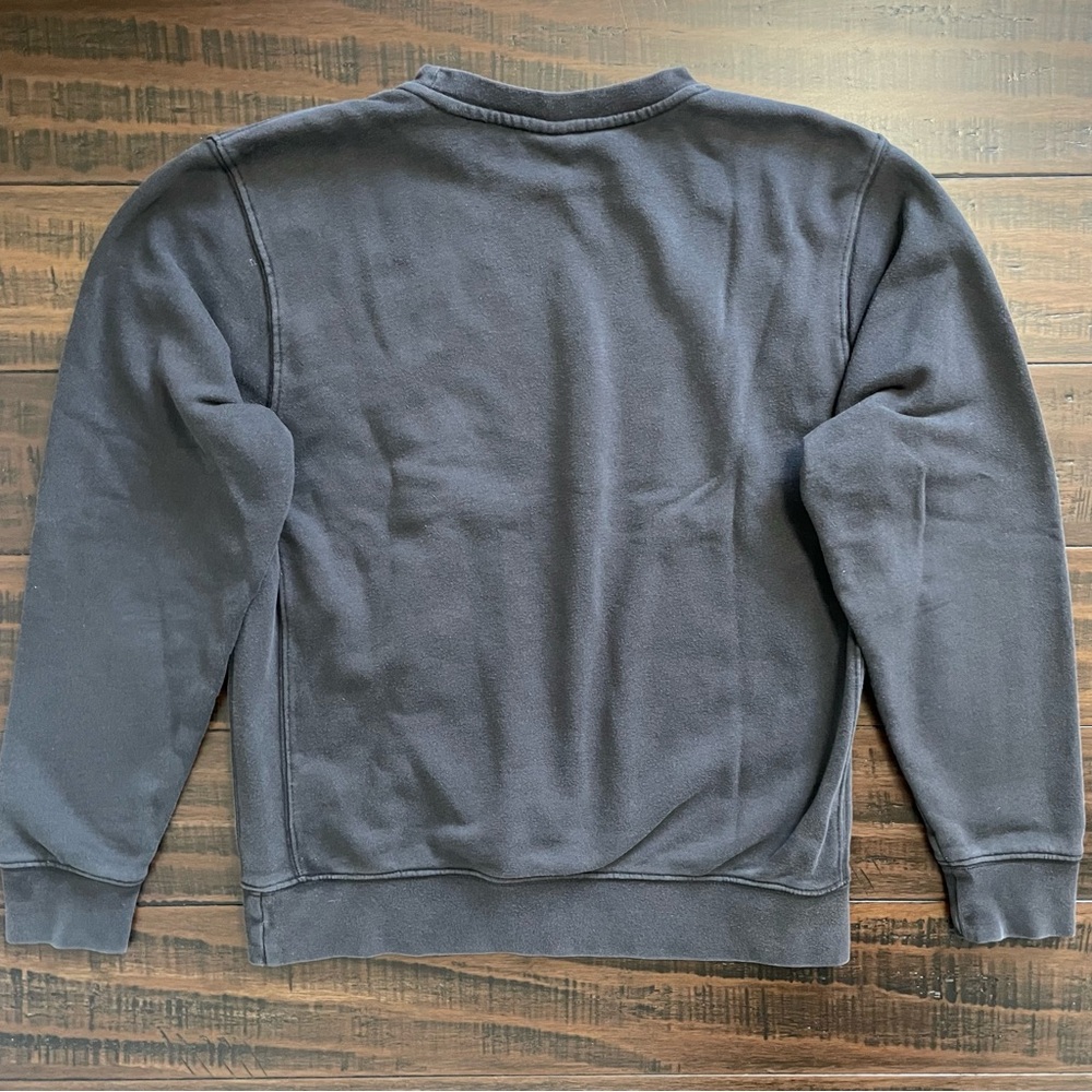 Nike Black Sportswear Club Fleece Unisex Sweatshirt - Picture 5 of 12